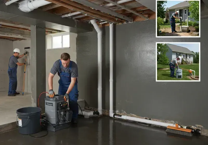 Basement Waterproofing and Flood Prevention process in Milton, MA